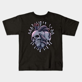 skull and snake Kids T-Shirt